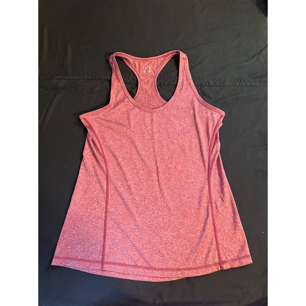Icyzone Womens Racerback Activewear Tank Top Heather Red Small Workout Gym Shirt